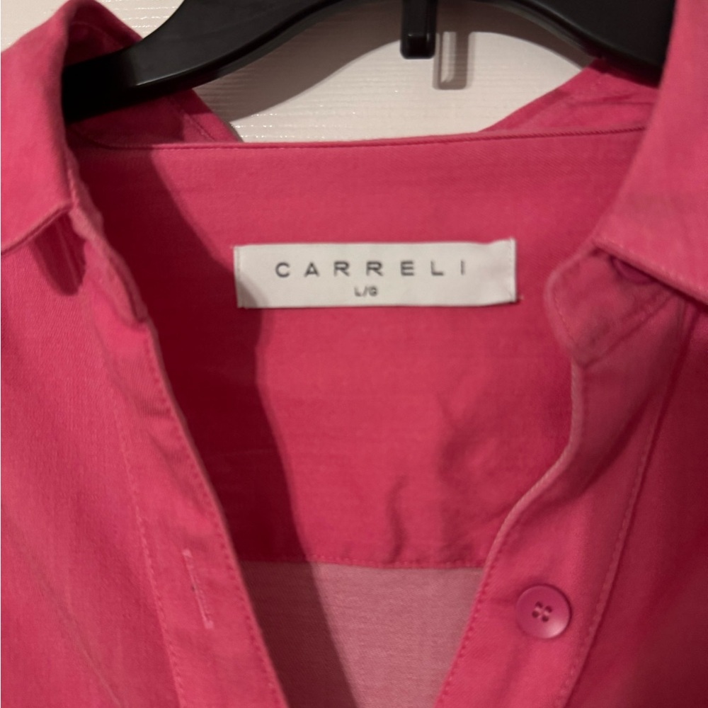 Carreli Pink Button-Up Shirt